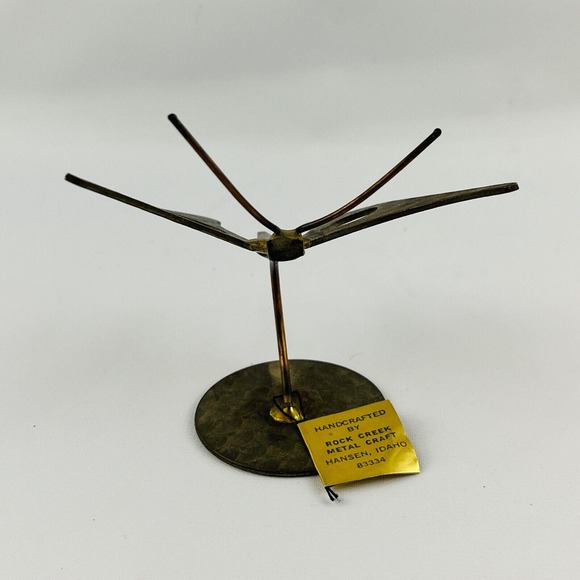Rock Creek Metal Craft Butterfly Sculpture Handcrafted Metal Figurine‎ Idaho USA - Picture 4 of 10